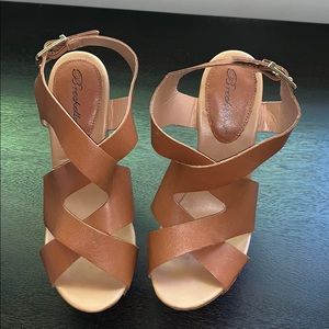 Brown heels